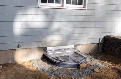 Cellar Bulkhead Door and Egress Window Installation in Abington